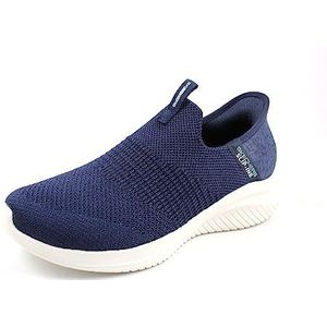 Skechers Ultra Flex 3.0-Smooth Step Sneaker voor dames, marineblauw, 38.5 EU