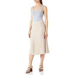 TOM TAILOR Midi-rok voor dames, 29517 - Zandsteen Beige, 42