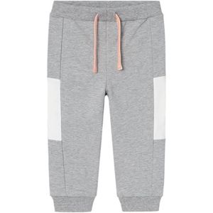 NAME IT Jongens Nmmnormano Nreg Sweat Pant Bru sweatbroek, gemengd grijs, 98