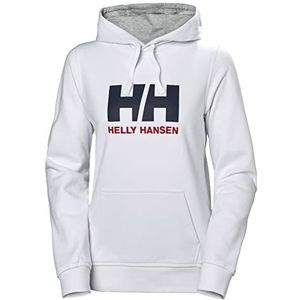 Helly Hansen W Hh logo hoodie, damessweater met capuchon, wit (wit), M
