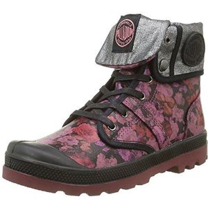 Palladium Baggy Flo K hoge sneakers voor dames, Rood 024 Bordo, 37 EU