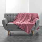 Heerlijk Zachte en Grote Fleece Plaid - 180x220 cm - Roze