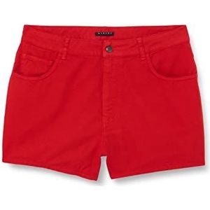 Sisley Shorts voor dames, Rood 29l, 52
