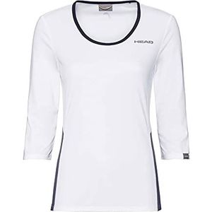 HEAD dames, Club Tech Longsleeve, donkerblauw bovenkleding