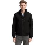 TOM TAILOR - Blouson Jas - Zwart - 29999 - Met Opbergbare Capuchon