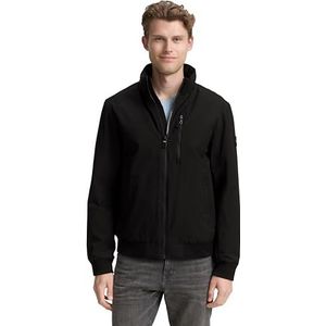 TOM TAILOR - Blouson Jas - Zwart - 29999 - Met Opbergbare Capuchon