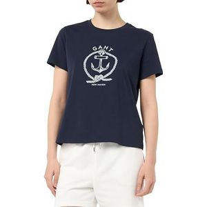 REG GRAPHIC SS T-shirt, evening blue, XS