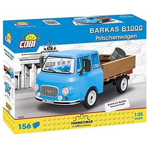 COBI Barkas B1000 Pritschenwagen, Blauw