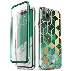i-Blason iPhone 11 Pro Case Glitter Phone Case 360 Graden Case Bling Case Bumper Cover [Cosmo] met geïntegreerde Screen Protector 5,8 inch 2019 editie (Groen)