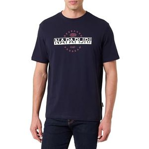 Napapijri Sander T-shirt Blue Marine, Blauw, L