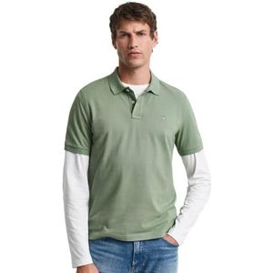 GANT REG SHIELD SS PIQUE POLO, Kalamata Green, S