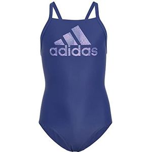 adidas Big Logo badpak voor meisjes, Azuvic/Fusvio, 3-4 Jaren