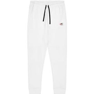 Champion Legacy Modern Sport (220365) - Poly-Cotton Rain Interlock Rib Cuff Joggingbroek, wit, XS Heren FW24, wit (Wht), XS