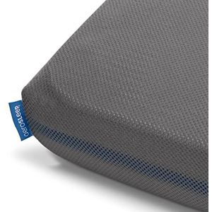 Aerosleep - SafeSleep hoeslaken babybed - optimale ademhaling - warmteregulering - machinewasbaar - 80 x 40 cm - 100% PES - donkergrijs
