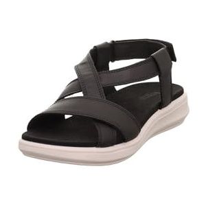 Legero - Ella - Damessandalen - Zwart - Schoenbreedte: Medium