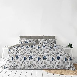 MB HOME ITALY Fashion"" Lakens Set, Urban Blu, Tweepersoons