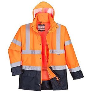 Portwest S768 Hi-Vis Executive 5-in-1 Jack, Oranje/Marine, Grootte XXXL