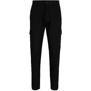 HUGO Heren Glian234J Slim-Fit broek van performance-stretch-jersey, zwart 1, M