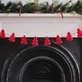 Ginger Ray Rode kerstboom honingraat slinger opknoping gors decoratie 2m