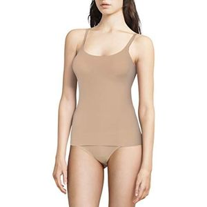 Chantelle Soft Stretch top met spaghettibandjes en zachte cups, onzichtbaar ondergoed voor dames, nude, XS/S