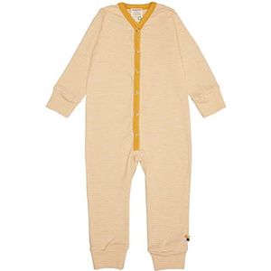 loud + proud Babyoverall, pyjama van biologisch katoen en GOTS-gecertificeerd, curcuma, 86/92 cm