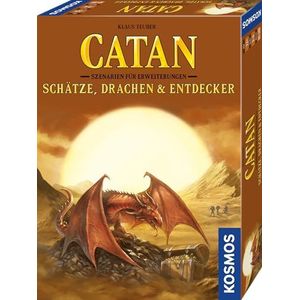 Kosmos 683405 Catan schatten draken en ontdekkingsreizigers, scenario's voor uitbreiding, met de uitbreiding zeevaarders of een combinatie van de uitbreidingen zeevaarders en steden en ridders