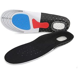 Comfortabele Foam SPORT Inlegzooltjes voor Indoor & Outdoor Sport - Schokdempend - Inlegzooltjes voor tijdens het Sporten - Sport schoenen zooltjes / Inlegzolen - Sport Inlegzool Maat: 36 tm 40 - Dames / Heren - Decopatent