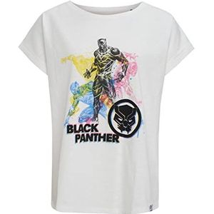 Recovered Dames Marvel Multi Coloured Black Panther Womens Boyfriend T XXL T-Shirt, zwart, XXL