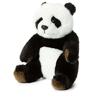 WWF 15183012 WWF00543 Pluche Panda zittend realistisch vormgegeven pluche dier, ca. 15 cm groot en heerlijk zacht, zwart-wit