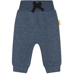 Steiff Joggingbroek voor babyjongens, casual broek, blue indigo, losse pasvorm, blue indigo, 62 cm