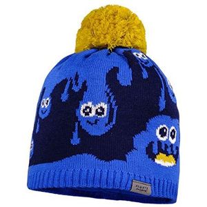 maximo baby-jongens met monstermotief en pompon muts, meerkleurig (Active Blue/Navy 7848), (fabrikantmaat: 49/51)