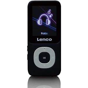 Lenco Xemio 659MIX MP3-speler - MP3/MP4-speler - 1,8 inch TFT LCD-scherm - e-book functie - spraakopname - videofunctie - batterij met 300mAh - 4GB SD-kaart (uitbreidbaar) - grijs