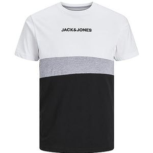 JACK & JONES Heren T-shirt Colour Blocking Ronde Hals T-Shirt