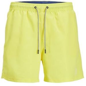 JACK & JONES Heren Jpstfiji Jjswim Solid Ly Sn Shorts, Blazing Yellow/Detail: solid, S