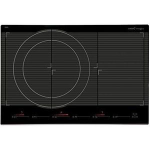 CATA Giga 750 ingebouwde zone-inductiekookplaat zwart, grijs