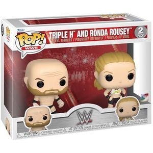 Funko Pop! WWE: Rousey and Triple H & Rousey H - verzamelfiguur vinyl - cadeau-idee - officiële Mercancia - speelgoed voor kinderen en volwassenen - sportfans - verzamelpop