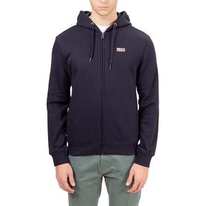 NAPAPIJRI - Buri wintersweatshirt voor heren met ritssluiting, Zwart, M