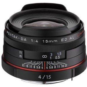 Pentax HD Pentax-DA 15mmF/4 ED AL Limited Lens zwart