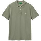 United Colors of Benetton - Poloshirt - Groen - Piqué - 100% Katoen
