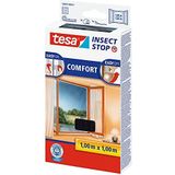 Tesa 55667 Comfort - Raamhor - 100x100 cm - Asgrijs