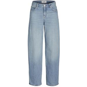 Jeans - Effen - Blauw Denim - Loosefit - Mid Waist