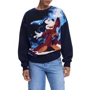 Desigual - Dames Sweater - Veelkleurig - Met Mickey Print