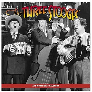 2023 De Three Stooges maandelijkse muurkalender, 16 maanden, 12 ""x 12"" (DDD1302823)