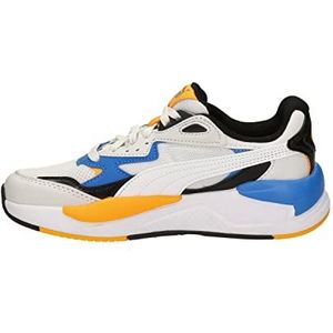 PUMA Unisex Kid's X-ray Speed Jr Sneaker, Veer Grijs Puma Wit Victoria Blauw Zinnia, 35.5 EU