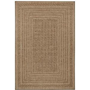 NORTHRUGS Indoor en outdoor tapijt Limonero, beige bruin, 80x150 cm