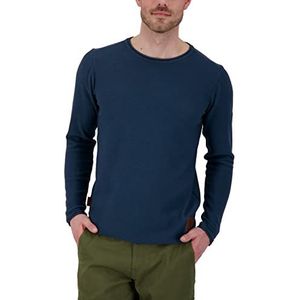 Alife and Kickin VitoAK gebreide trui voor heren, marineblauw, XL