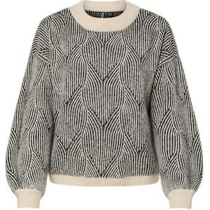 Pieces - JENNA - Gebreide Pullover - Comfort Fit - Gestreept