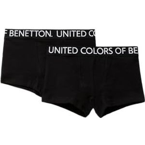 United Colors of Benetton Korte boxershorts voor kinderen en jongeren, Zwart, 160