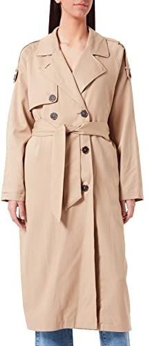 SELECTED FEMME - Slfnew Bren Ls Trenchcoat - Dames Trenchcoat - Cornstalk