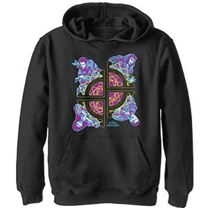 Marvel Unisex Kinderen Dr Strange Group Badge Hoodie, Zwart, L, zwart, L